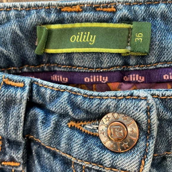 Oilily floral embroidered jeans, size 36 - Picture 2 of 11